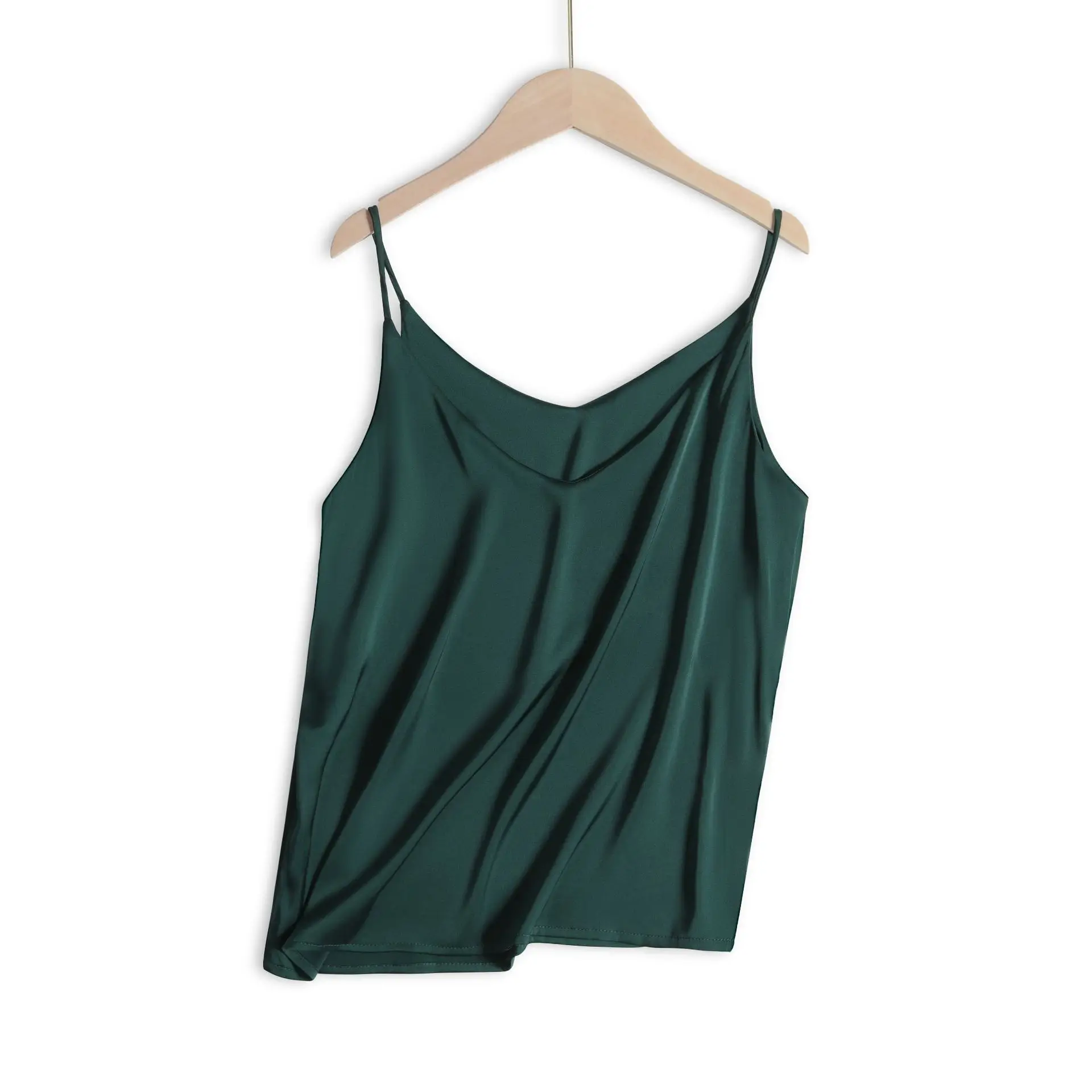Silk Sling V-Neck Tops for Women Spring Summer Wear - Image 7