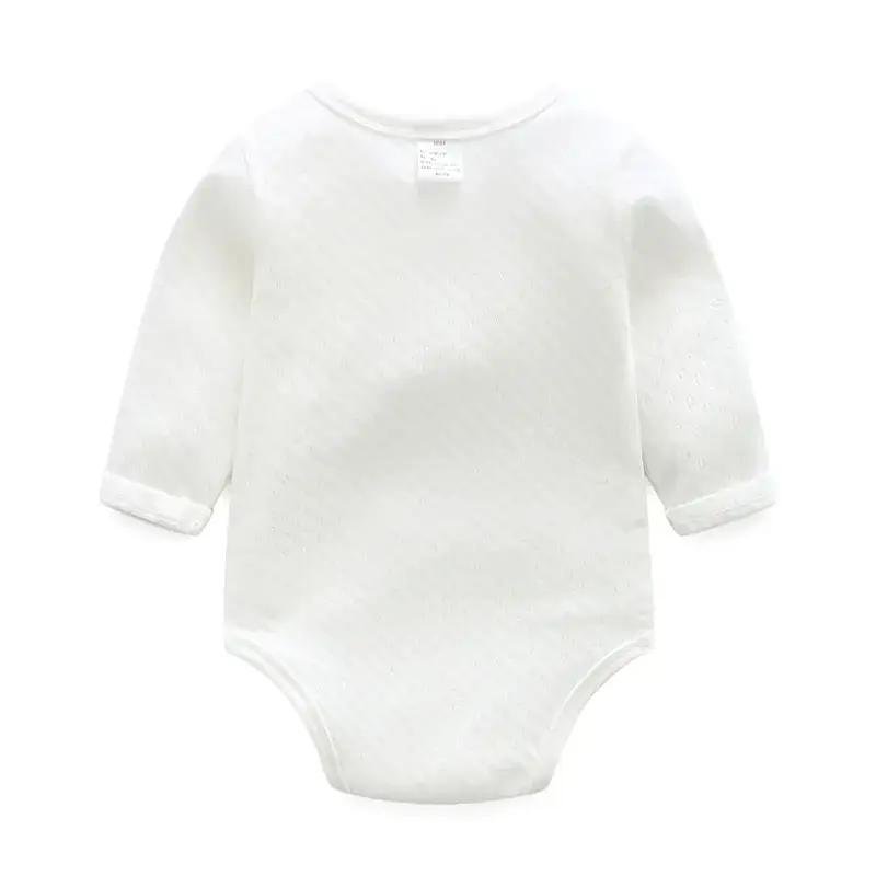 Sweet House 2018 Baby Cotton Long Sleeve Romper Yellow - Image 6