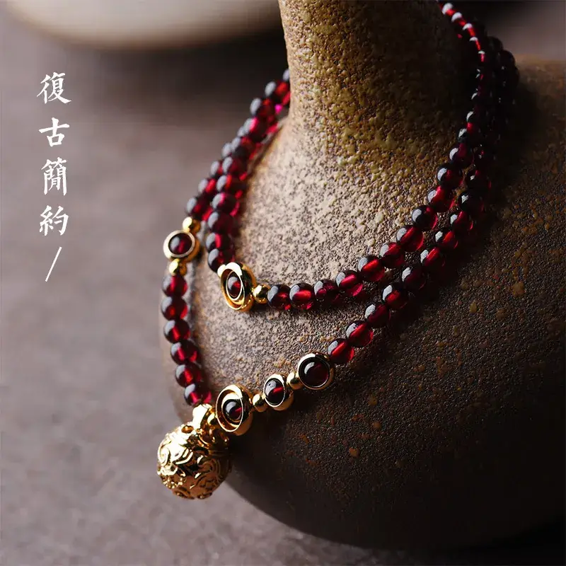 14K Gold Bell Multi-Layer Bracelet for Women - Image 4
