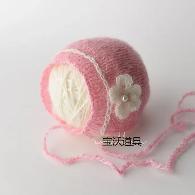 High-Grade Mohair Baby Props Hat Red 16 - Image 25