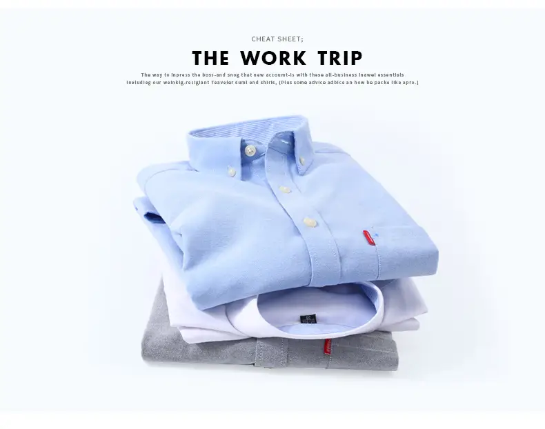 Men Purple Striped Oxford Shirt No. 851 — feature 7
