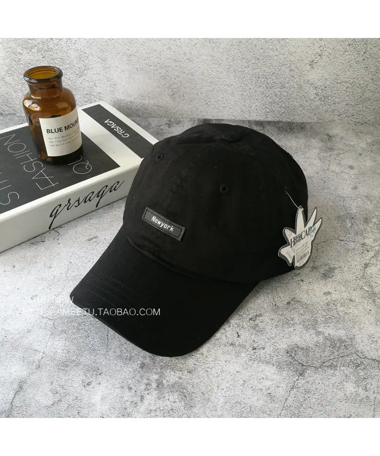 Men's Orange 4-Pole Baseball Cap Sun Hat — feature 1