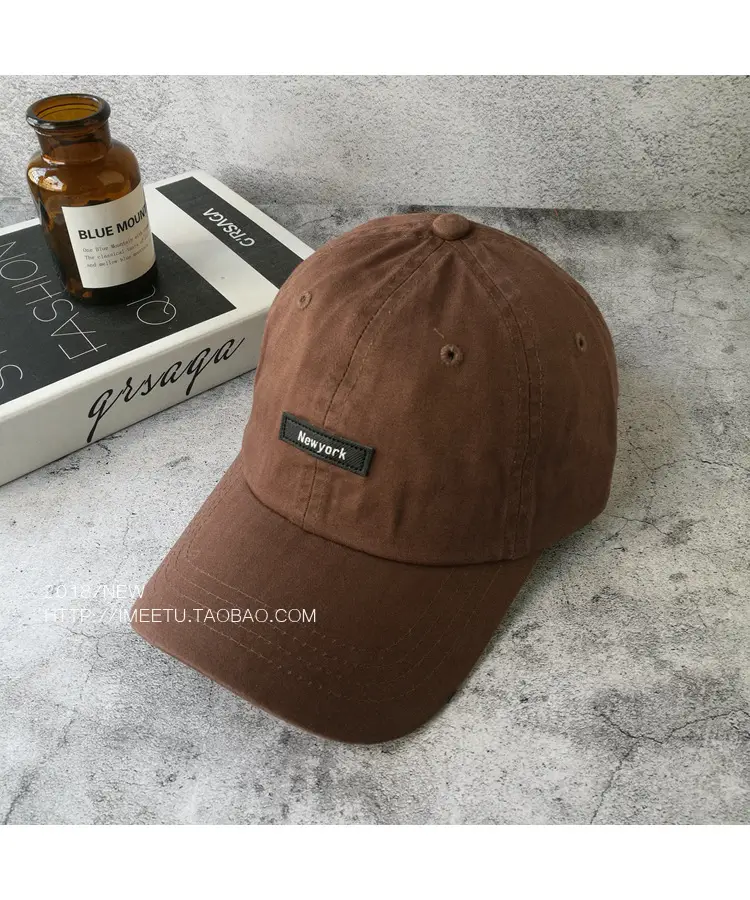Men's Orange 4-Pole Baseball Cap Sun Hat — feature 5