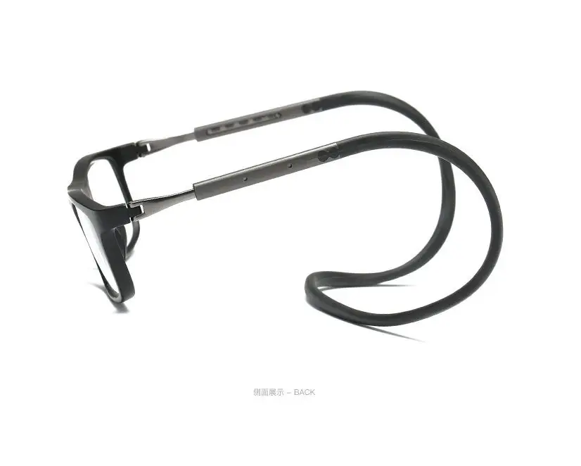 New Style Hanging Neck Reading Glasses with Magnetic Folding Design for Men and Women, Made of Resin and Silicone, Suitable for the Elderly, with Telescopic Lenses for Presbyopia — feature 18