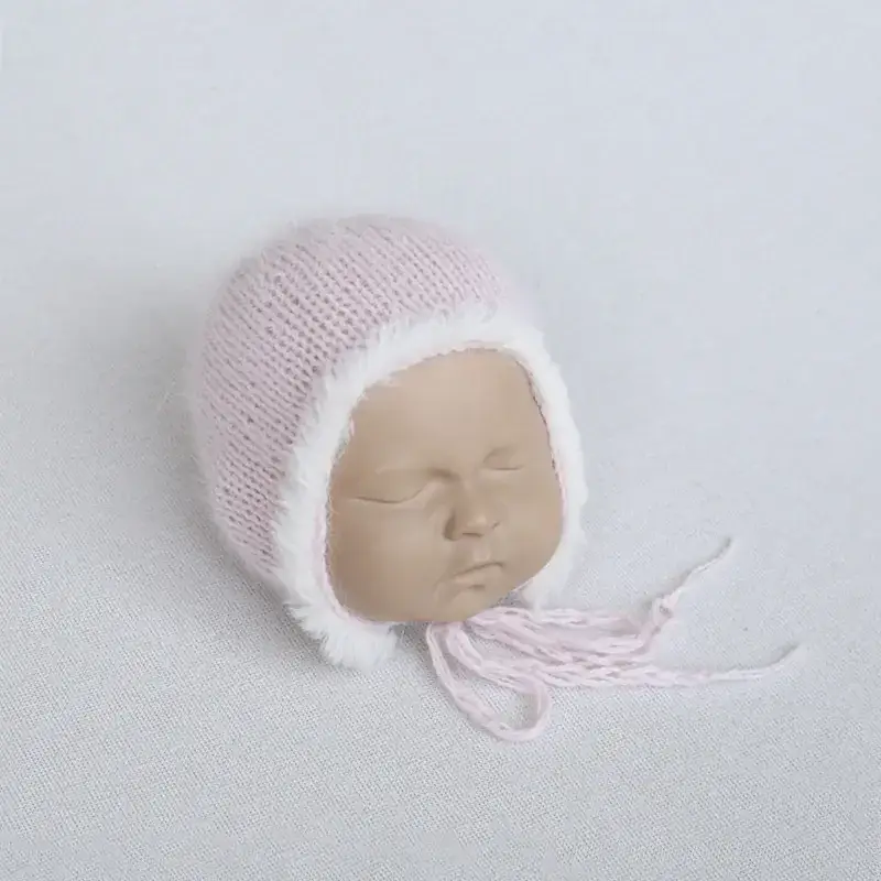 White Knitted Long Ears Baby Hat for Boys Girls - Image 7