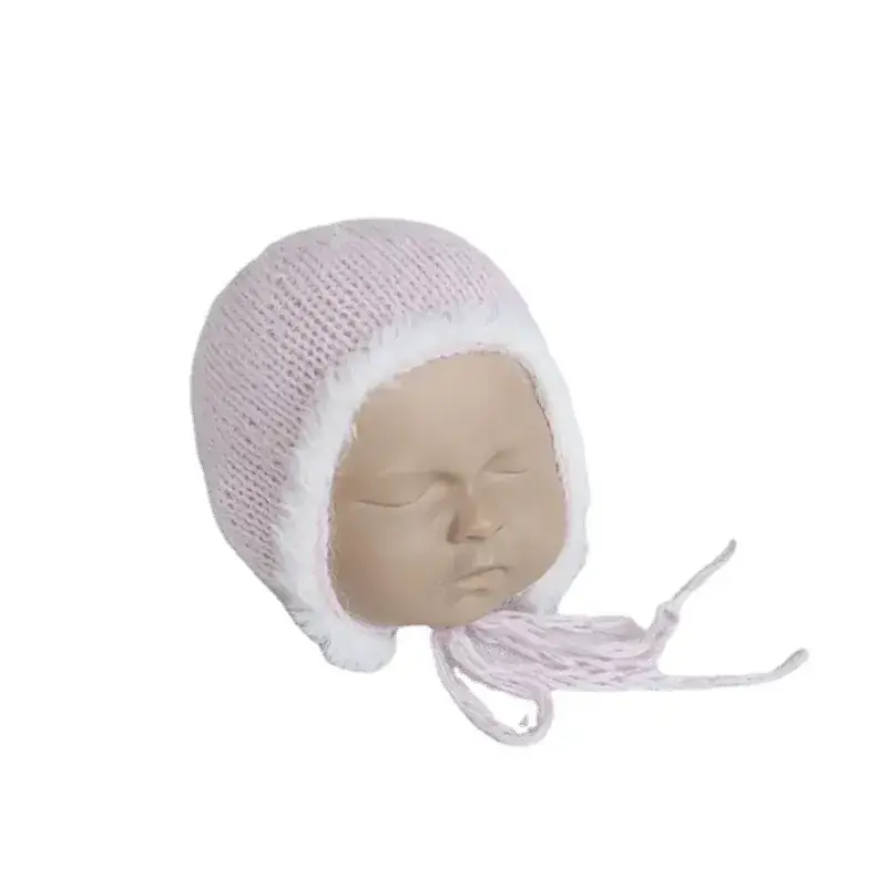 Cute Green Striped Crocheted Baby Hat for Girls - Image 28