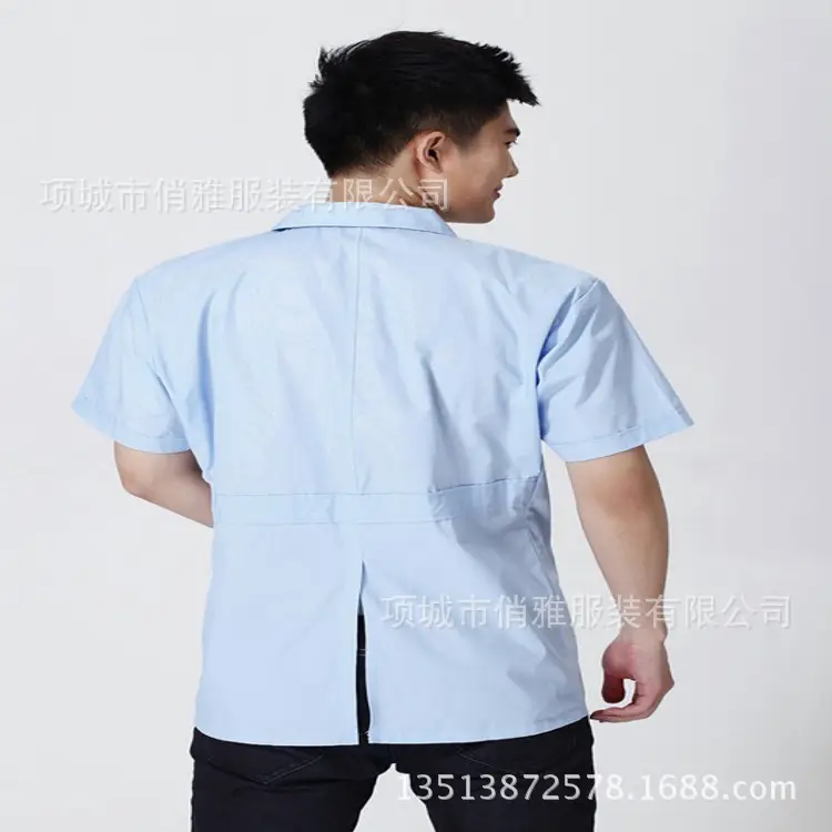 White Half-Sleeve Doctor Uniforms for Men - Image 4
