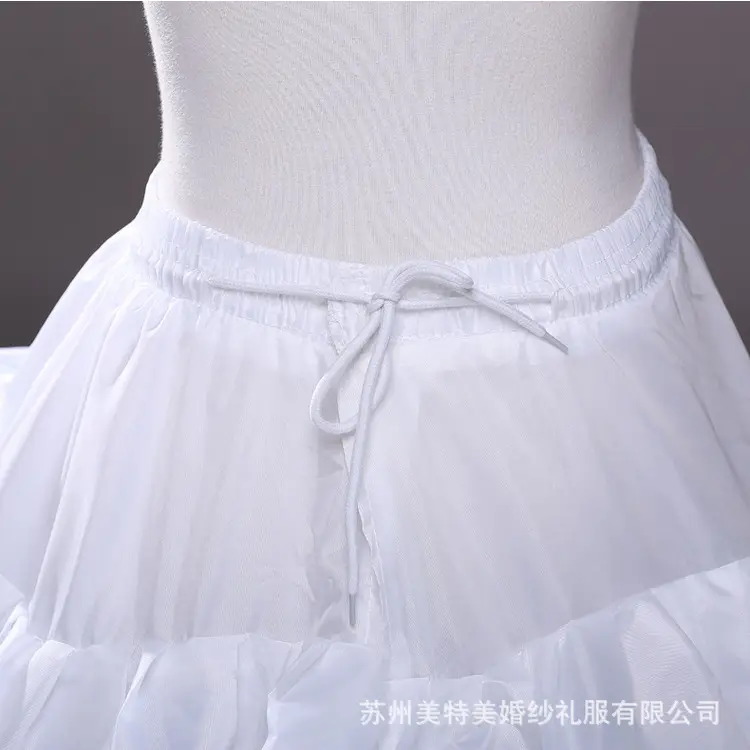 Five-Layer Lotus Leaf Skirt Bridal Dress Red Black White - Image 6