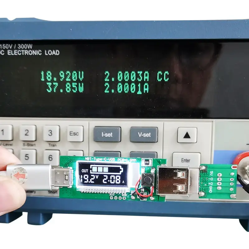 Fast Charging Display with Pd2.0 Pd3.0 Protocol Voltage Decoy