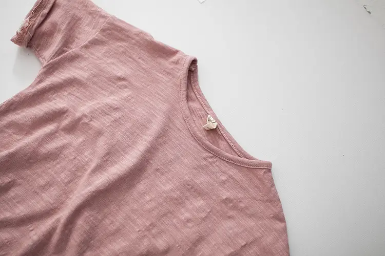 2026 Summer Kids T-Shirt Short Sleeve Korean Style Loose Solid Color — feature 19