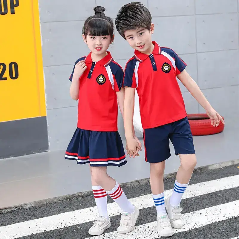 2024 Kids Summer School Uniforms British Style - Image 3