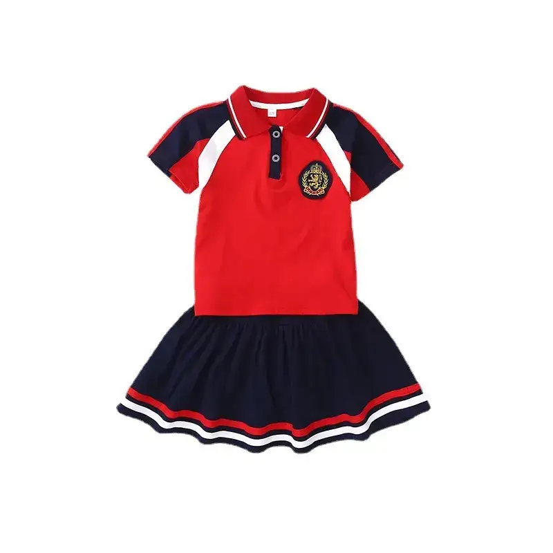 2024 Kids Summer School Uniforms British Style - Image 7