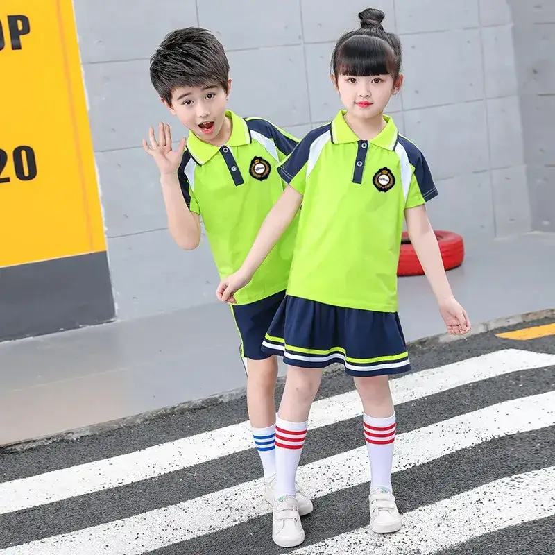 2024 Kids Summer School Uniforms British Style - Image 4