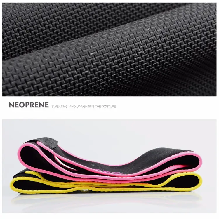Crossbody Warm Waist Belt Black Yellow Sports Protection