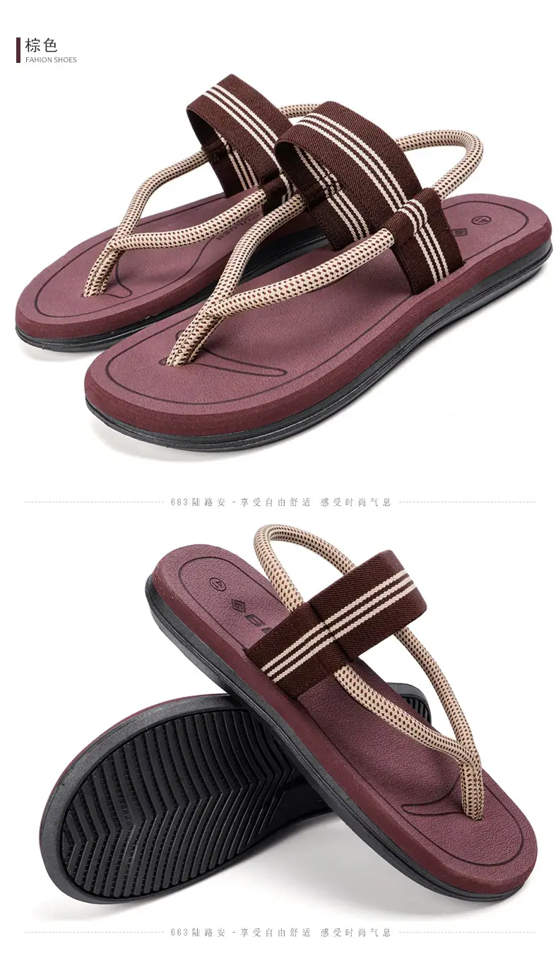 2025 Men's Black Crystal Strap Flip Flops — feature 18