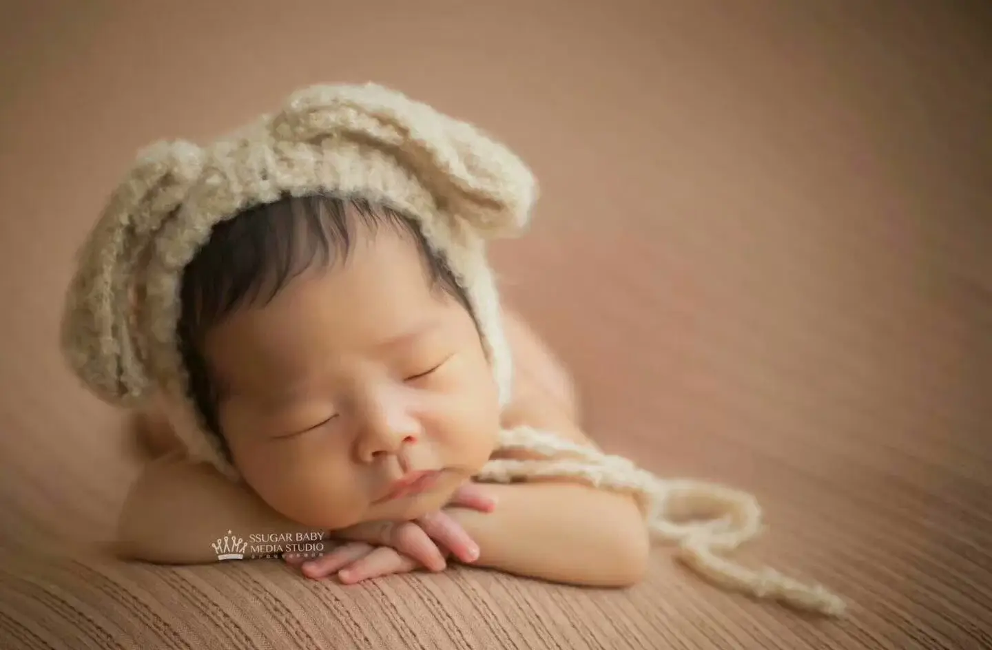 Newborn Baby Hat Photography Studio Suit Brown — feature 1