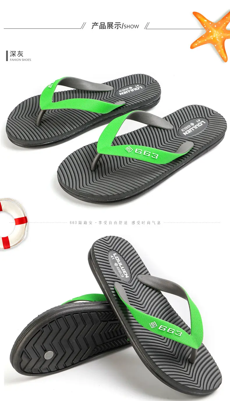 Lu Lu Anti-Slip Rubber Flip Flops for Men — feature 8