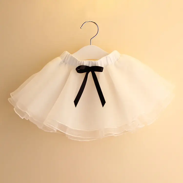 Girls Cross-Border Tutu Skirt Brown Elastic Waist - Image 6