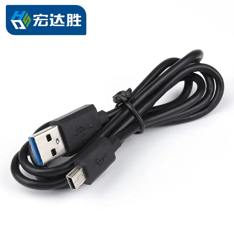 Mini USB 5P Data Cable Fast Charging Lightweight