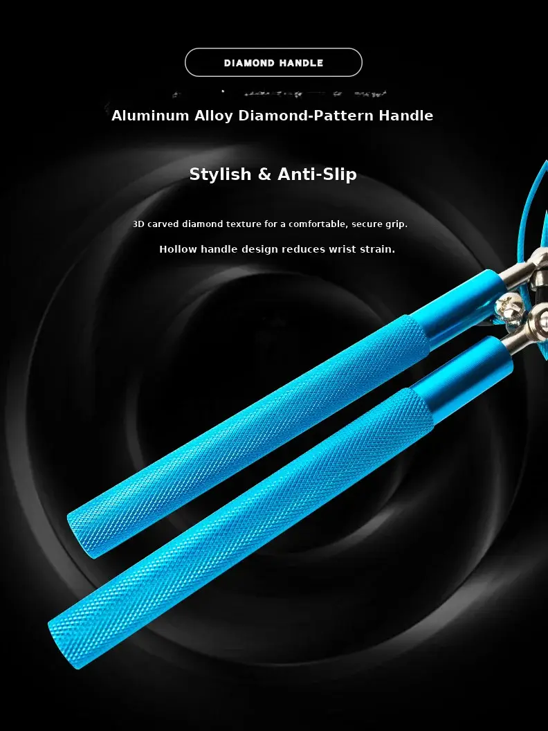 Professional Aluminum Alloy Skipping Rope for Fitness & Training — feature 12