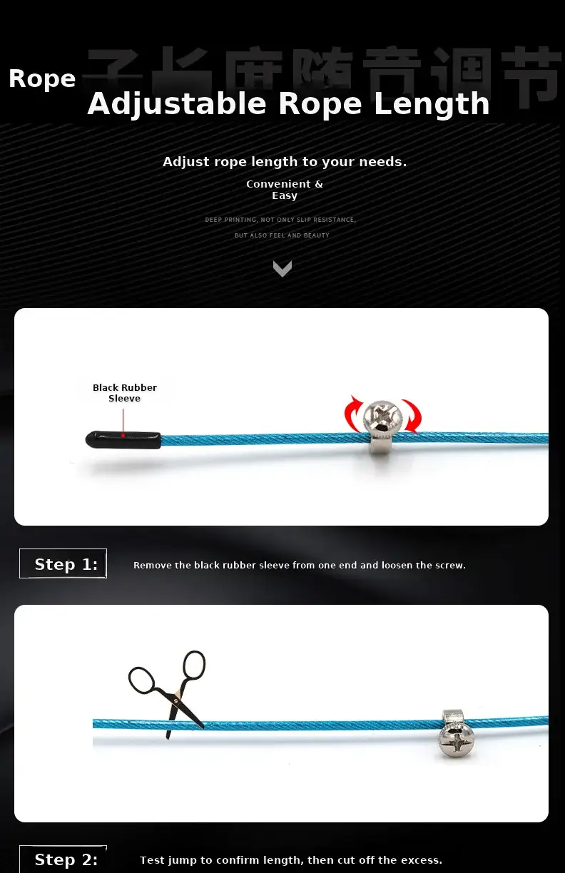 Professional Aluminum Alloy Skipping Rope for Fitness & Training — feature 17