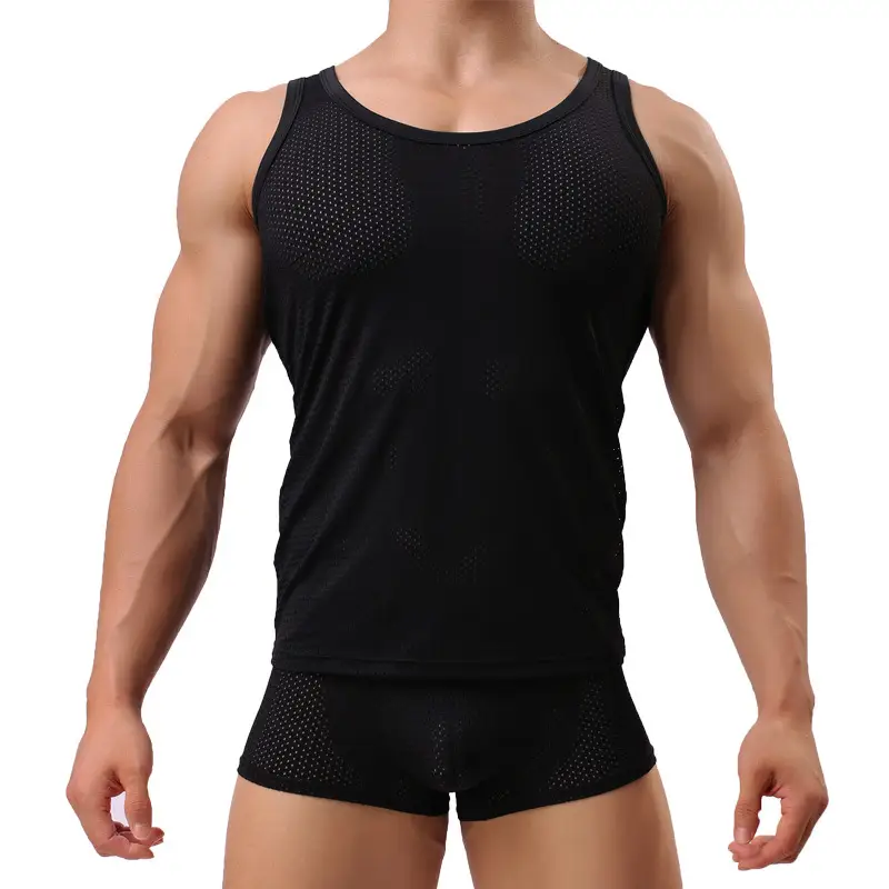 Men's Honeycomb Vest Ice Silk Vest - Image 2
