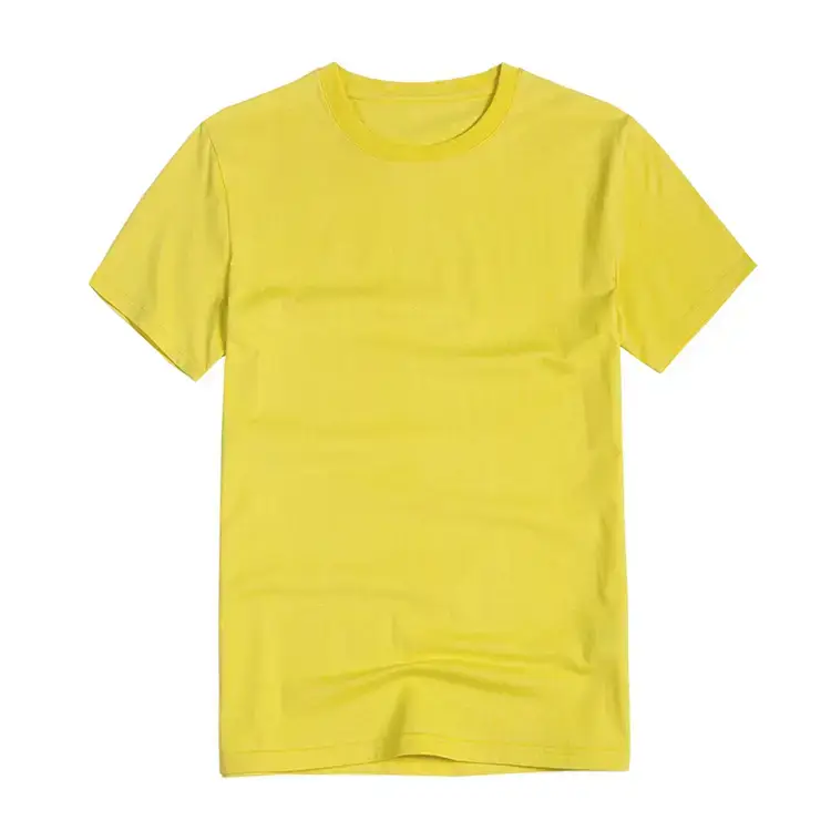 Summer Cotton Men's Loose Blank T-Shirt Multi Color - Image 7
