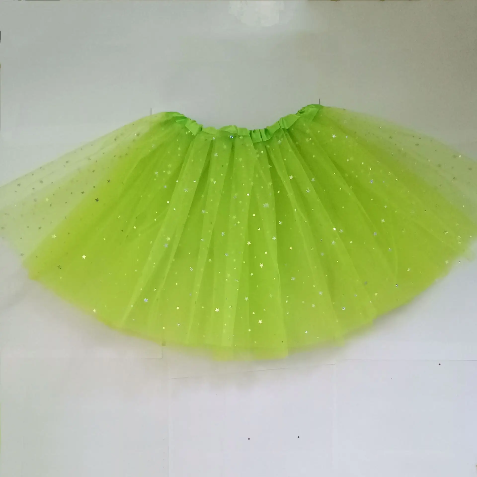 White Star Sequins Mesh Adult Tutu Skirt - Image 12