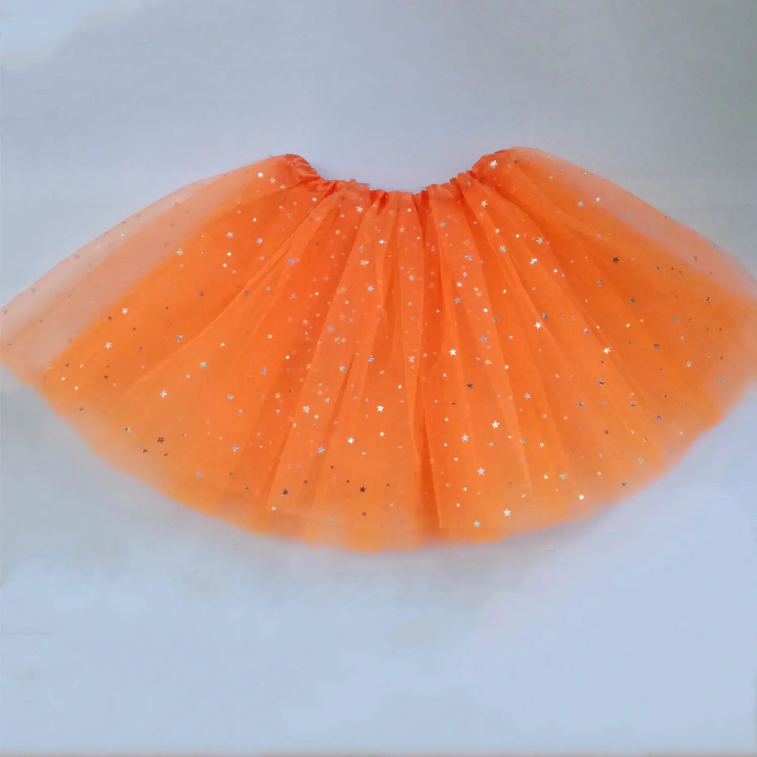 White Star Sequins Mesh Adult Tutu Skirt - Image 13