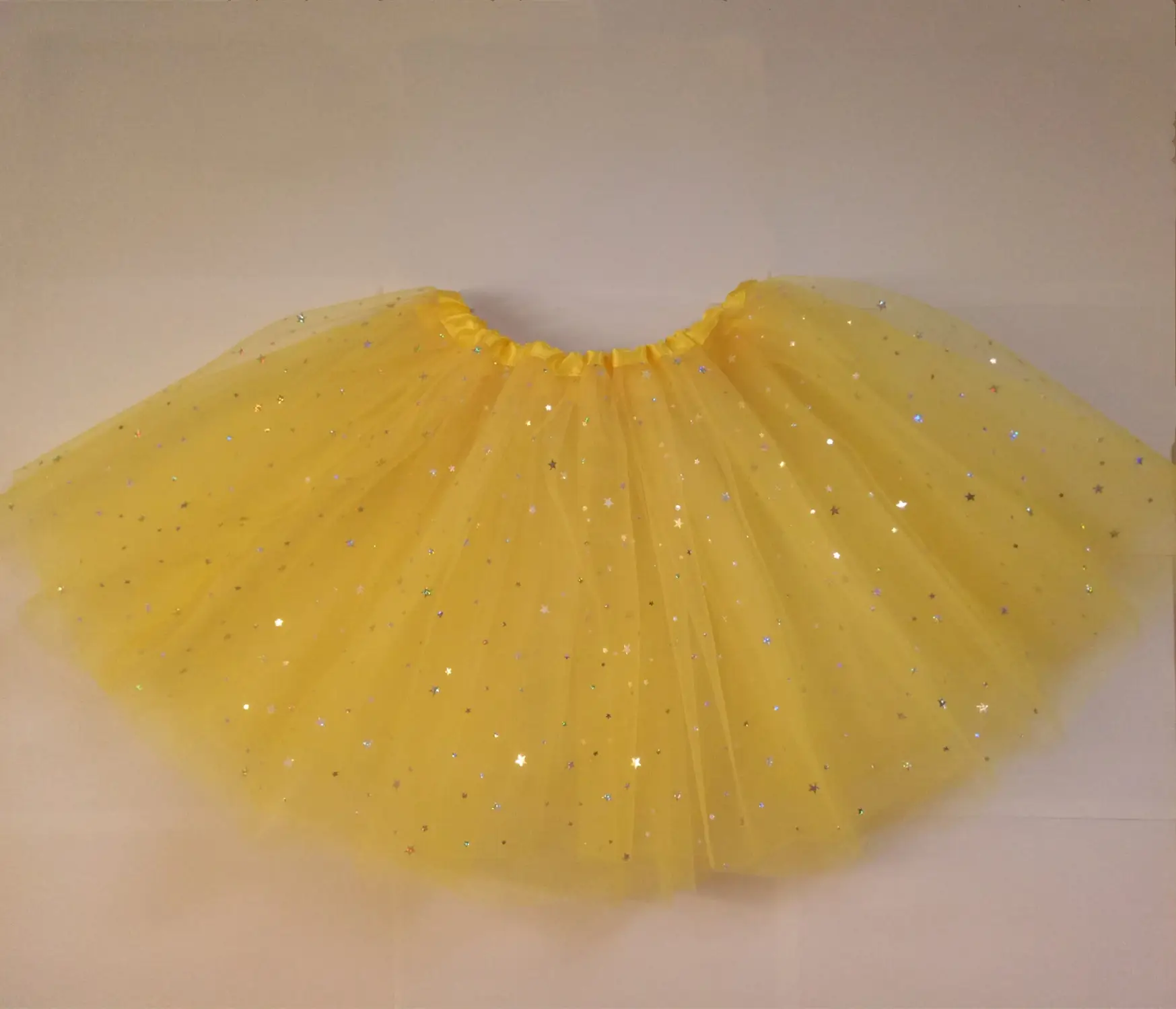 White Star Sequins Mesh Adult Tutu Skirt - Image 3