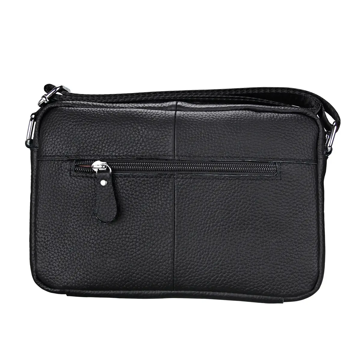 Genuine Leather Women's Shoulder Bag Black Wholesale - Image 6