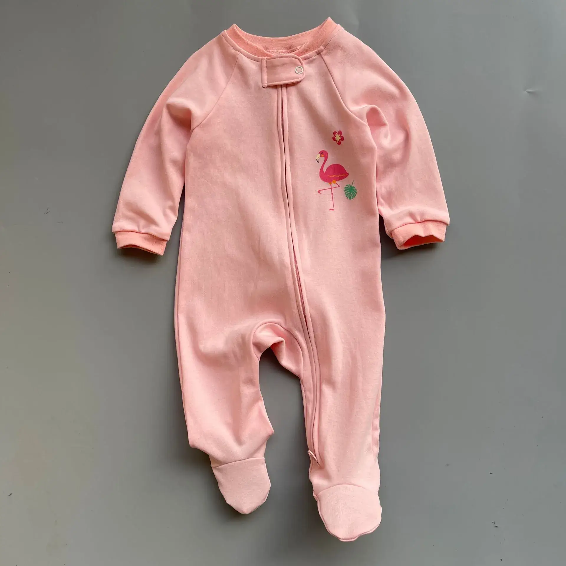 Baby Banana Print Zipper Pajamas Spring Autumn - Image 24