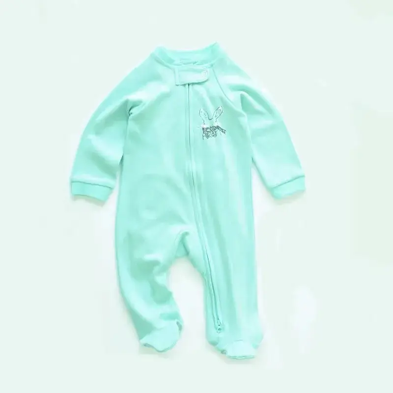 Baby Banana Print Zipper Pajamas Spring Autumn - Image 27