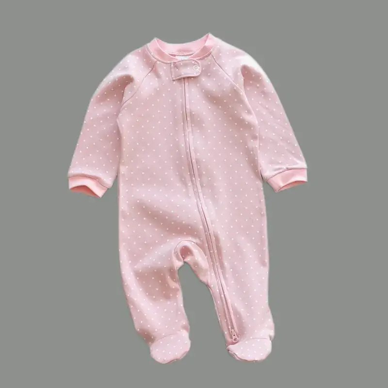 Baby Banana Print Zipper Pajamas Spring Autumn - Image 29