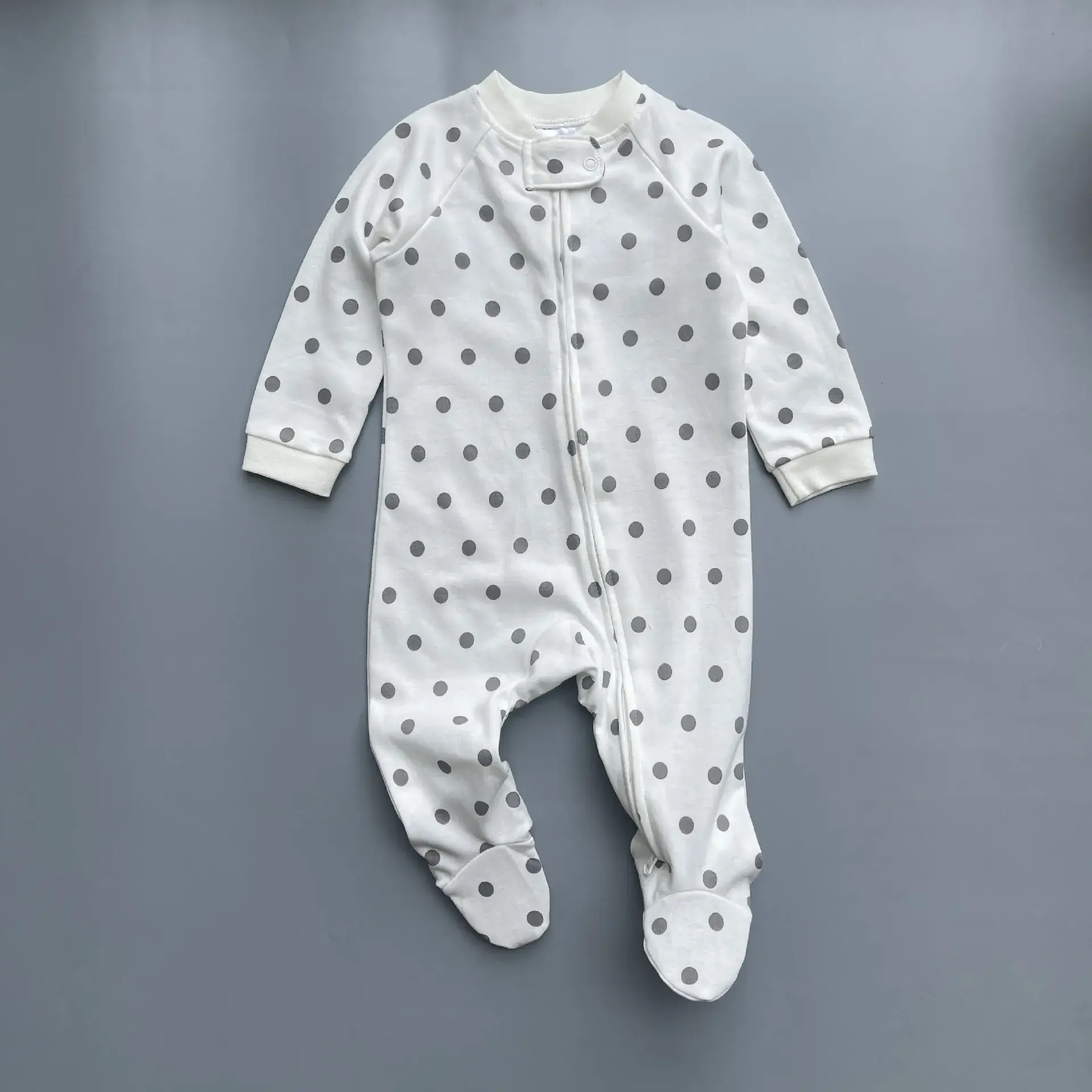 Baby Banana Print Zipper Pajamas Spring Autumn - Image 6
