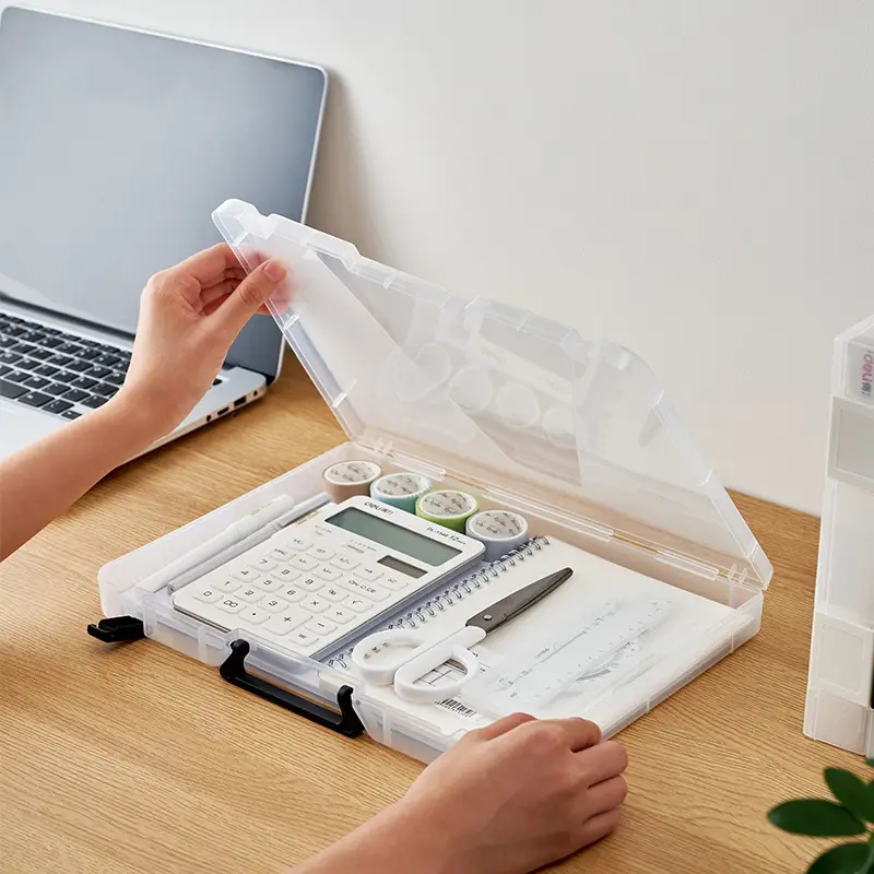 A4 File Box with Handle for Office Storage - Image 23