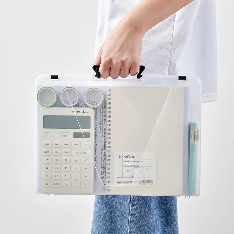 A4 File Box with Handle for Office Storage - Image 24