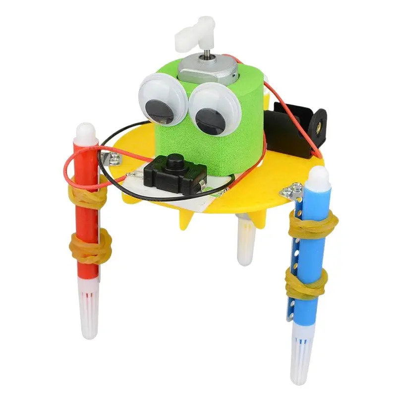 Electric DIY Graffiti Robot for Kids Science Experiment