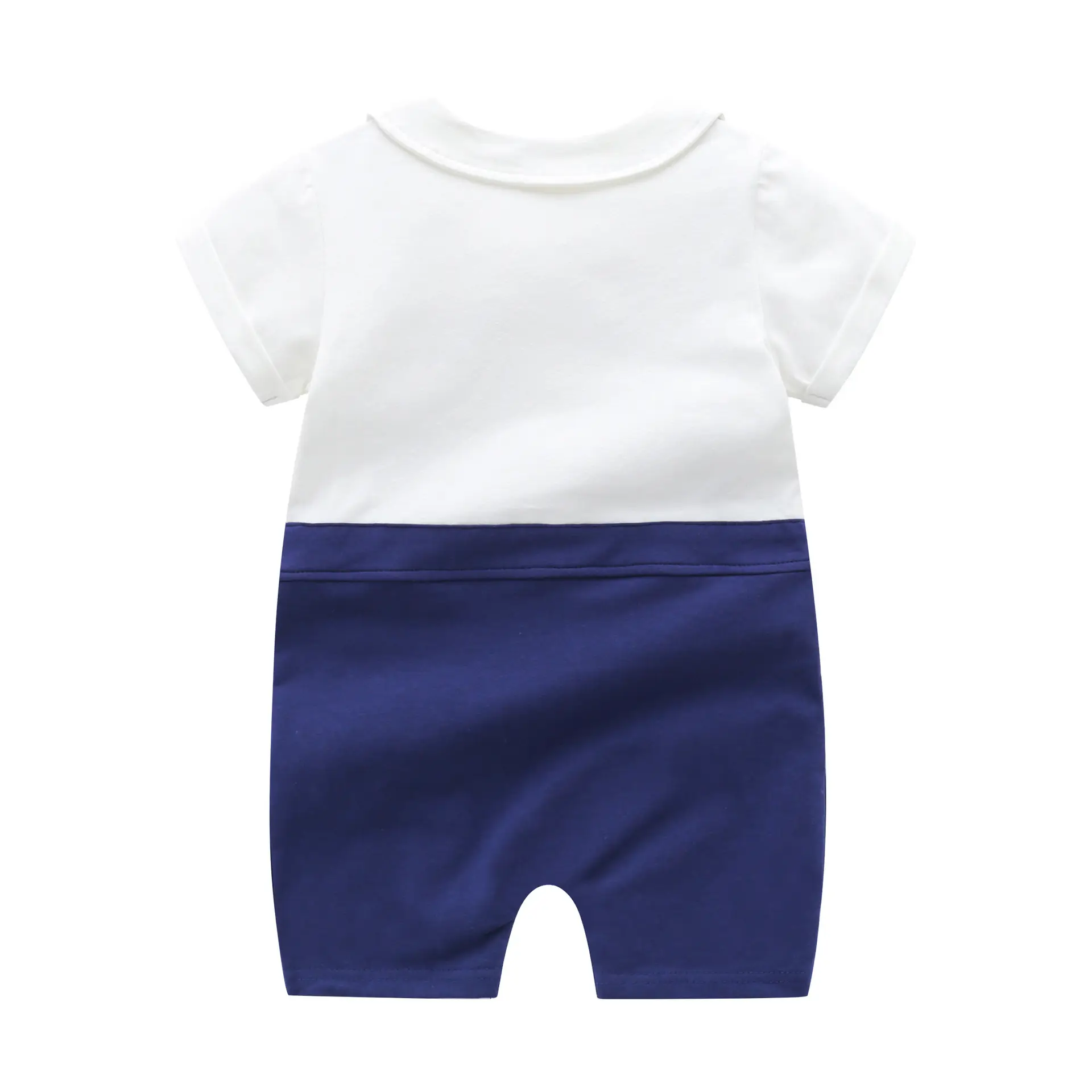 British Style Baby Suit 100-Day Old Cotton Grey Shorts - Image 6