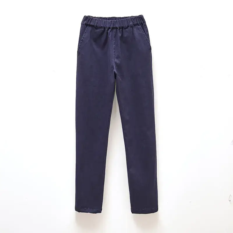 Children's Elastic Khaki Pants for Elementary School Boys - Image 3
