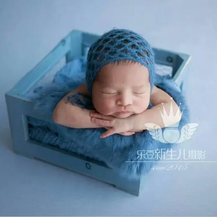 Pink High-End Mohair Baby Hat Crochet Newborn