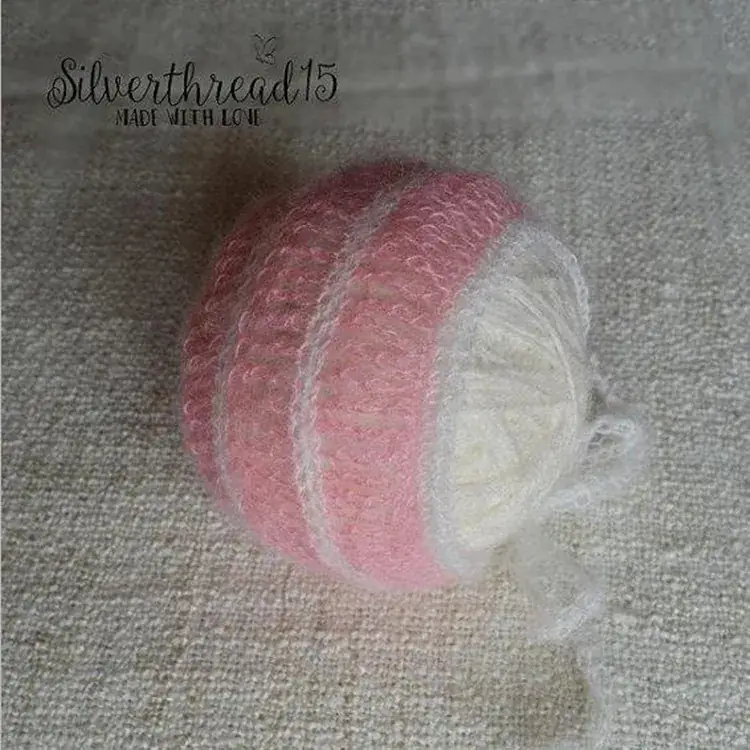 Baowo Props Hat High-End Mohair Crochet Baby Studio Photo