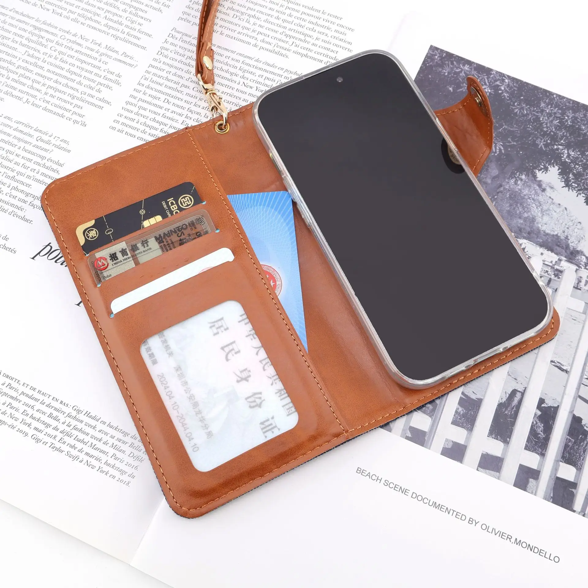 Japan New Denim iPhone17 Flip Cover Case — feature 16