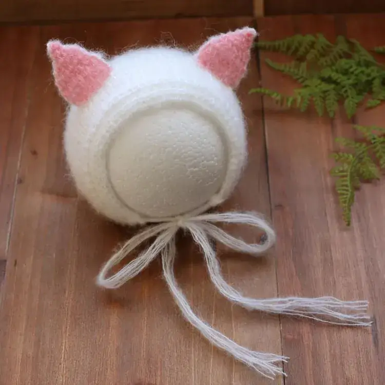 Baby Cat Ears Photo Hat for Boys Girls