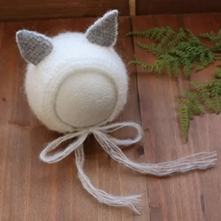 Baby Cat Ears Photo Hat for Boys Girls