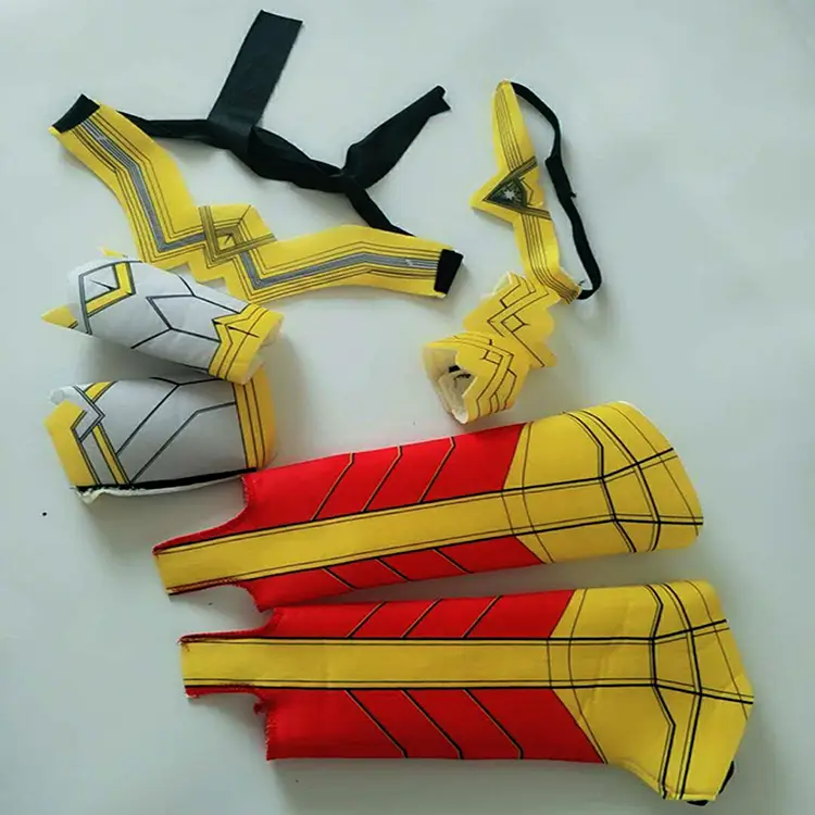 Wonder Woman Kids Costume Red Blue Gold Set - Image 6