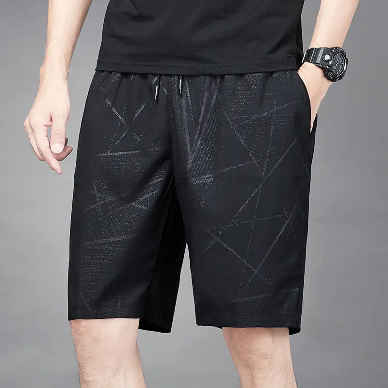 Black 5-Shorts S3XL Elastic Waist Drawstring - Image 8