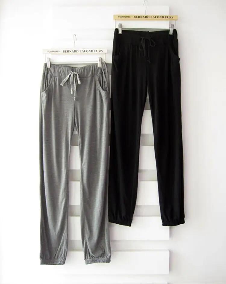 Spring Korean Style Lace-Up Harem Pants Women Plus Size