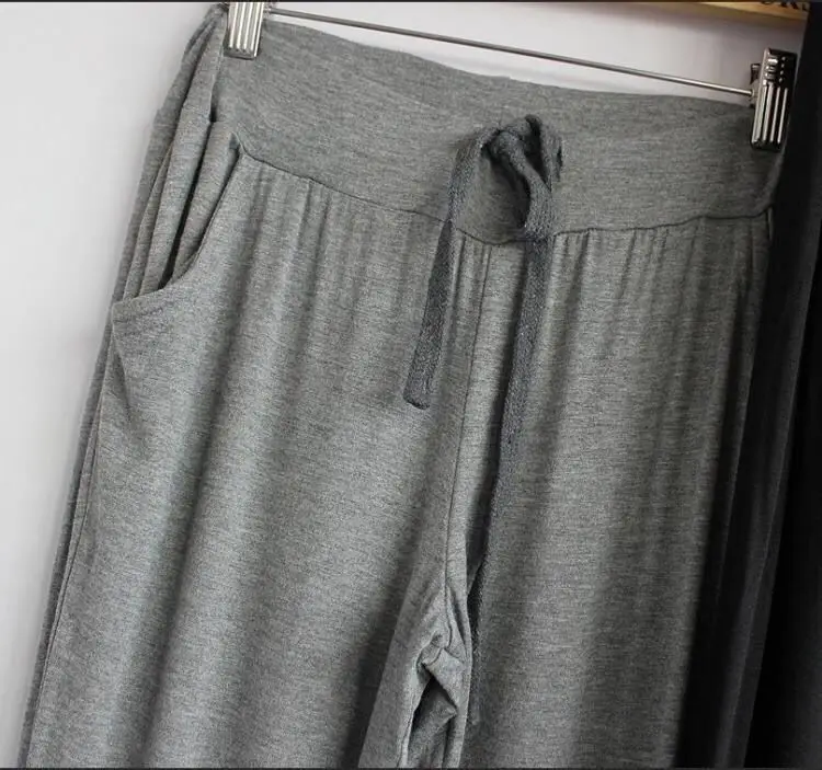Spring Korean Style Lace-Up Harem Pants Women Plus Size
