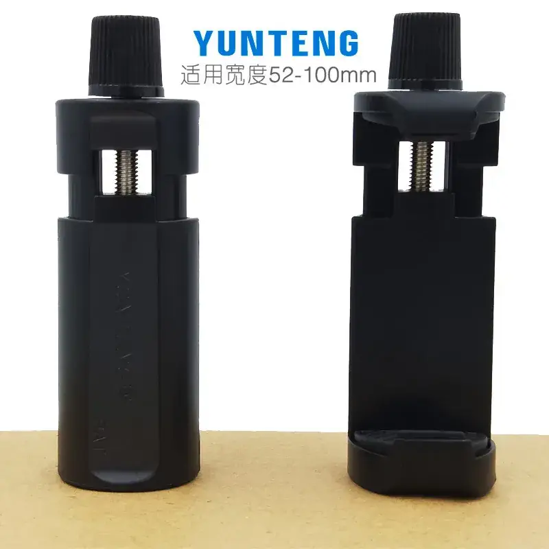 Yunteng Large Mobile Phone Clip Tripod Stand 52-100mm - Image 4